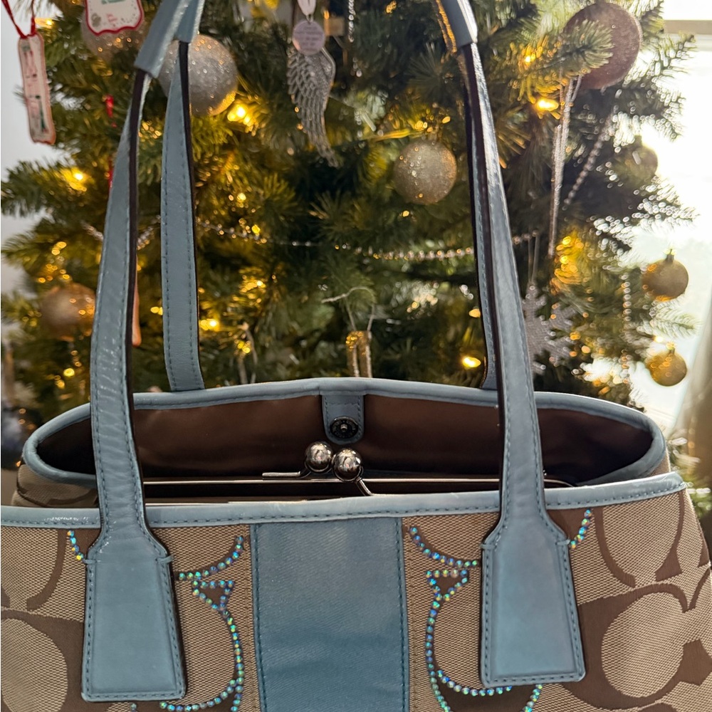 The Carryall F13533 No.j0969 Signature Stripe Kisslock shoulder bag - Picture 12 of 15